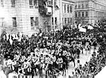 Azerbaijan troops enter Baku - 1918