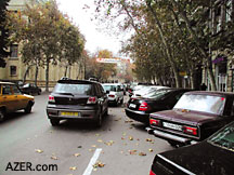 Parking in Baku