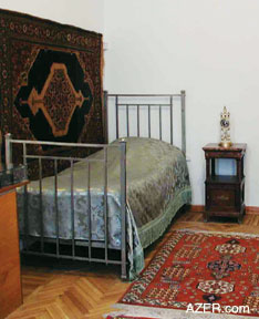 Narimanov's bedroom on display in the museum