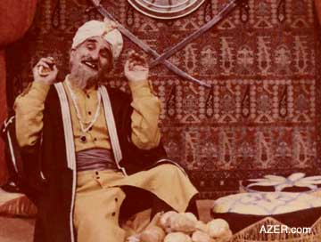 Mukhtar performing in a TV play in 2000. Photo: Courtesy of the family of Mukhtar Avsharov