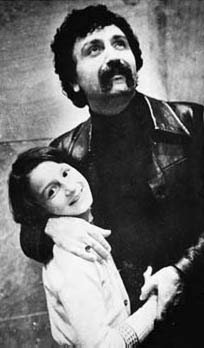 Vagif Mustafazade with his daughter Aziza
