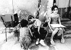 Refugee girl in Azerbaijan Lamiya