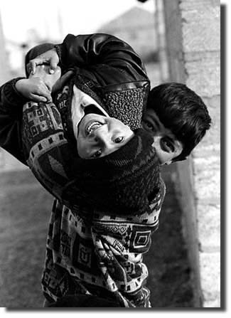 Refugee kids in Azerbaijan