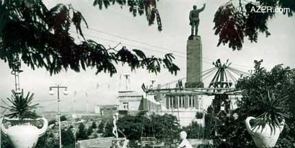 The Kirov Amusement park which Eyyub Baghirov complained about as it was originally a cemetery. Only after Black January 1990 was it converted back to a cemetery, today known as Cemetery of the Martyrs (Shahidlar Khiyabani). Mir Jafar Baghirov, Stalin's right hand man in Azerbaijan had created the park in the 1930s.